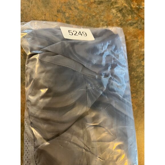 Mens 5" Velocity Run Shorts Ripple Grey Lava Moisture Wicking & 4-Way Stretch - Picture 8 of 8